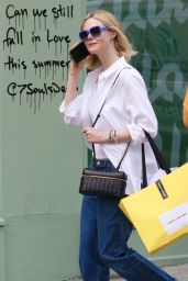 Elle Fanning Embraces Outdoor Style with Summer Sandals - New York 04-24-2024