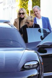 Ellen DeGeneres and Portia de Rossi Arrive For Comedy Show at Largo in Los Angeles 04/02/2024