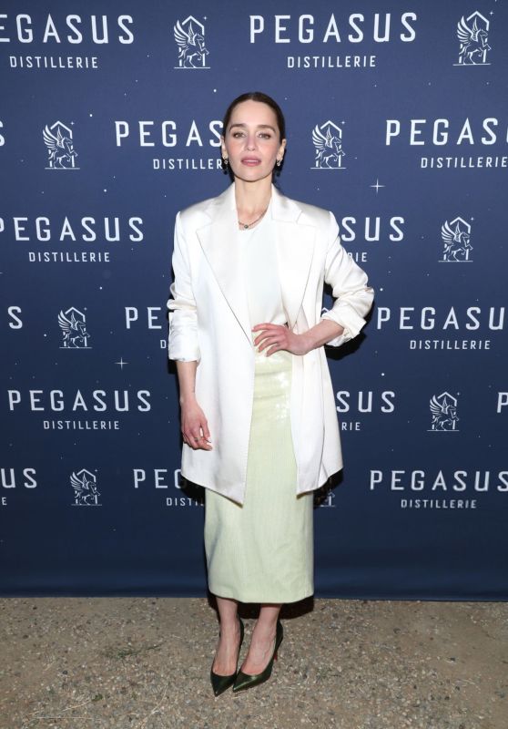 Emilia Clarke at French Premium Organic Spirits Brand Pegasus Distillerie Launch in Beverly Hills 04-26-2024