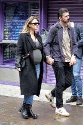 Emily Atack With Her Beau Dr. Alistair Garner Out in London 04/04/2024