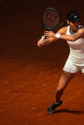 Emma Raducanu at Mutua Madrid Open 04-24-2024
