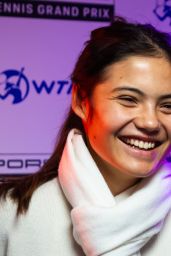 Emma Raducanu at Porsche Tennis Grand Prix in Stuttgart Media Events 04-16-2024