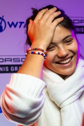 Emma Raducanu at Porsche Tennis Grand Prix in Stuttgart Media Events 04-16-2024