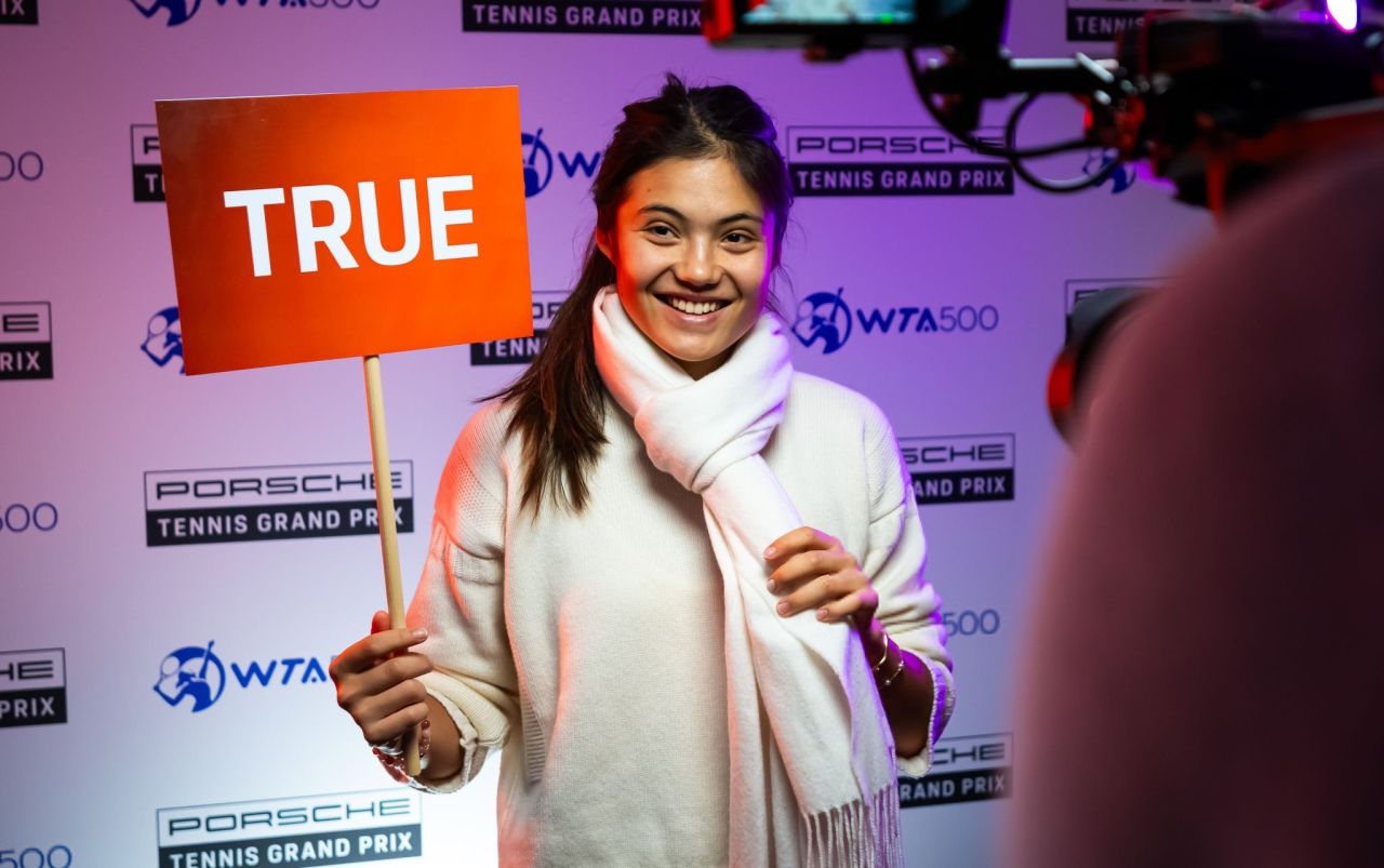 Emma Raducanu at Porsche Tennis Grand Prix in Stuttgart Media Events 04