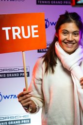 Emma Raducanu at Porsche Tennis Grand Prix in Stuttgart Media Events 04-16-2024