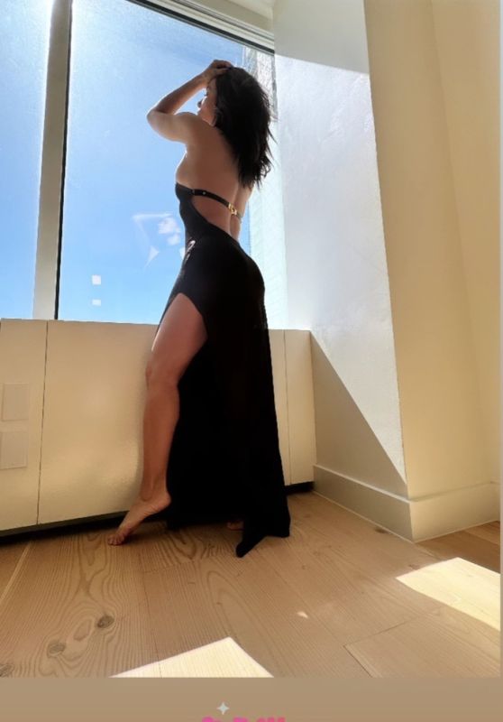 Eva Longoria in a Black Dress 04-17-2024