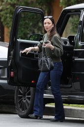 Farrah Aldjufrie Viewing a Property in West Hollywood 04/05/2024