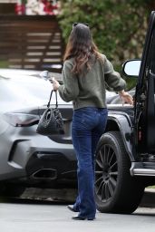 Farrah Aldjufrie Viewing a Property in West Hollywood 04/05/2024