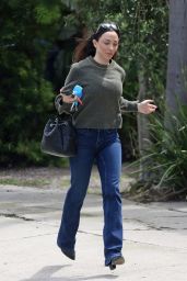 Farrah Aldjufrie Viewing a Property in West Hollywood 04/05/2024