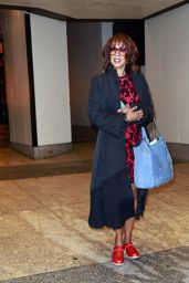Gayle King Exits CBS Morning Show in New York 04/05/2024