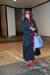 Gayle King Exits CBS Morning Show in New York 04/05/2024