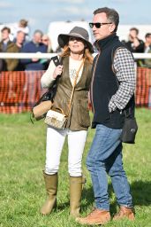 Geri Horner at Point to Point Races in Buckinghamshire on Easter Saturday 03/30/2024