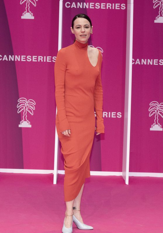 Giorgia Sinicorni at the 7th CannesSeries Festival in Cannes 04/07/2024