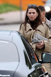 Hayley Atwell Arrives in Venice 04-17-2024