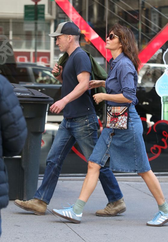 Helena Christensen Out in New York 04-16-2024