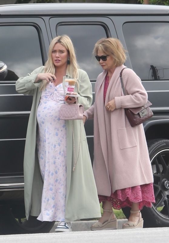 Hilary Duff With Her Mom in LA 04-24-2024