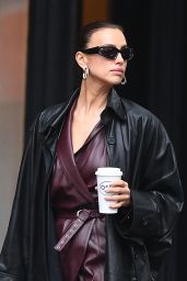 Irina Shayk Fashionable Stroll Through Manhattan 04-20-2024