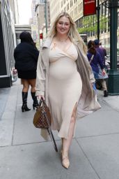 Iskra Lawrence at Empire State Building 04-24-2024
