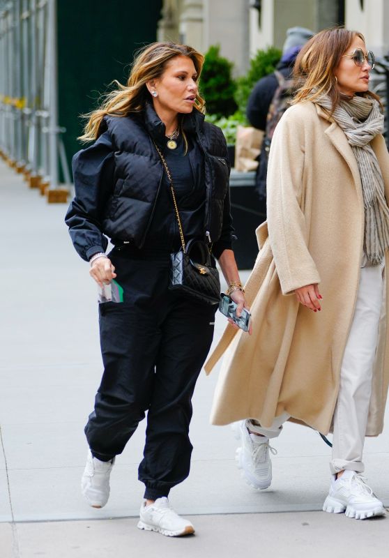 Jennifer Lopez and Loren Ridinger Out in New York 04-22-2024