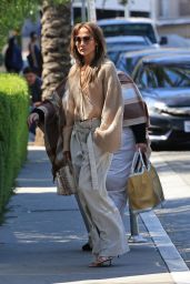 Jennifer Lopez Channels Iconic Style with Birkin Bag and Jackie O Shades