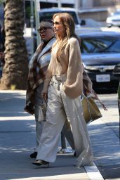 Jennifer Lopez Channels Iconic Style with Birkin Bag and Jackie O Shades