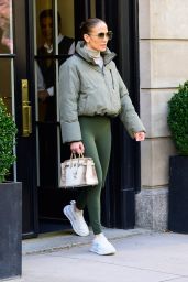 Jennifer Lopez in Sportswear in New York 04-16-2024