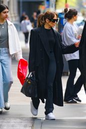 Jennifer Lopez Wearing Gucci Sunglasses and Carrying a Hermes Birkin Bag - New York City 04-20-2024