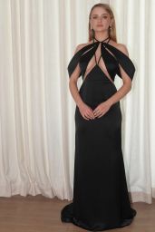 Joey King in a Black Dress Ready for AFI Awards 04-27-2024