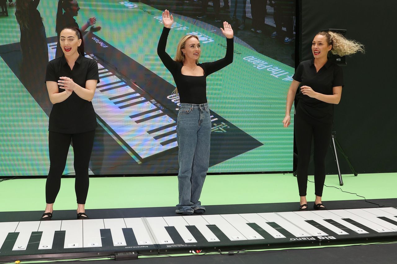 Jorgie Porter at The Piano Launch Event in Manchester 04-20-2024 ...