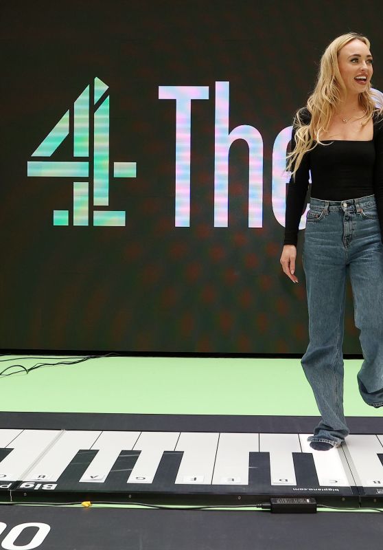 Jorgie Porter at The Piano Launch Event in Manchester 04-20-2024