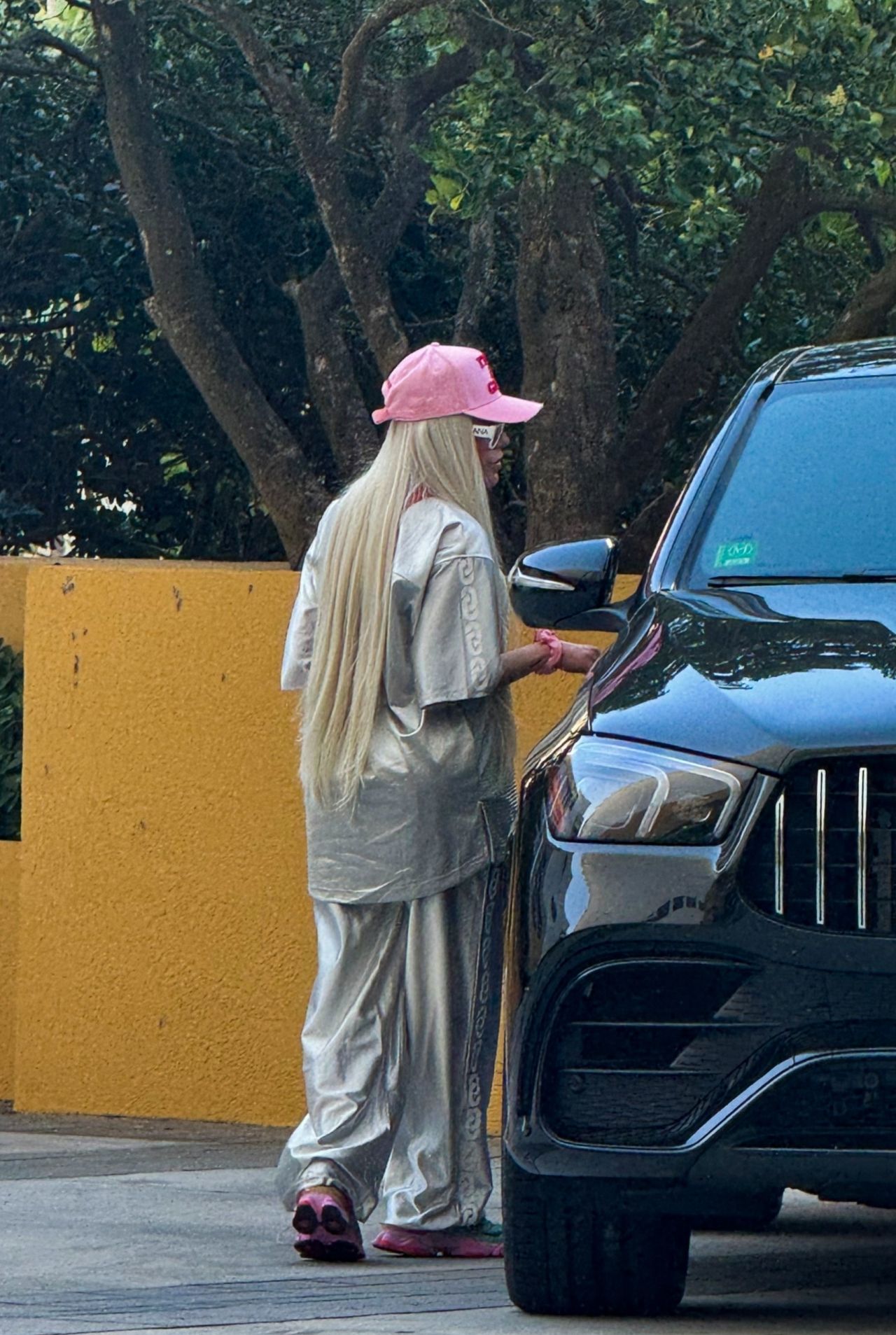 Karol G In Silver Jumpsuit In Miami 04-20-2024 • Celebmafia