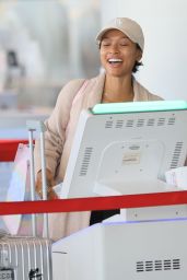 Karrueche Tran at Los Angeles International Airport 04-27-2024