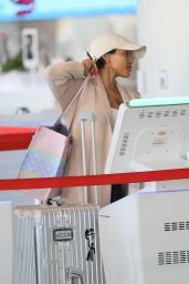 Karrueche Tran at Los Angeles International Airport 04-27-2024