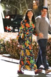 Kate Thomas and Andrew Garfield at Zinqué in Malibu 03/31/2024