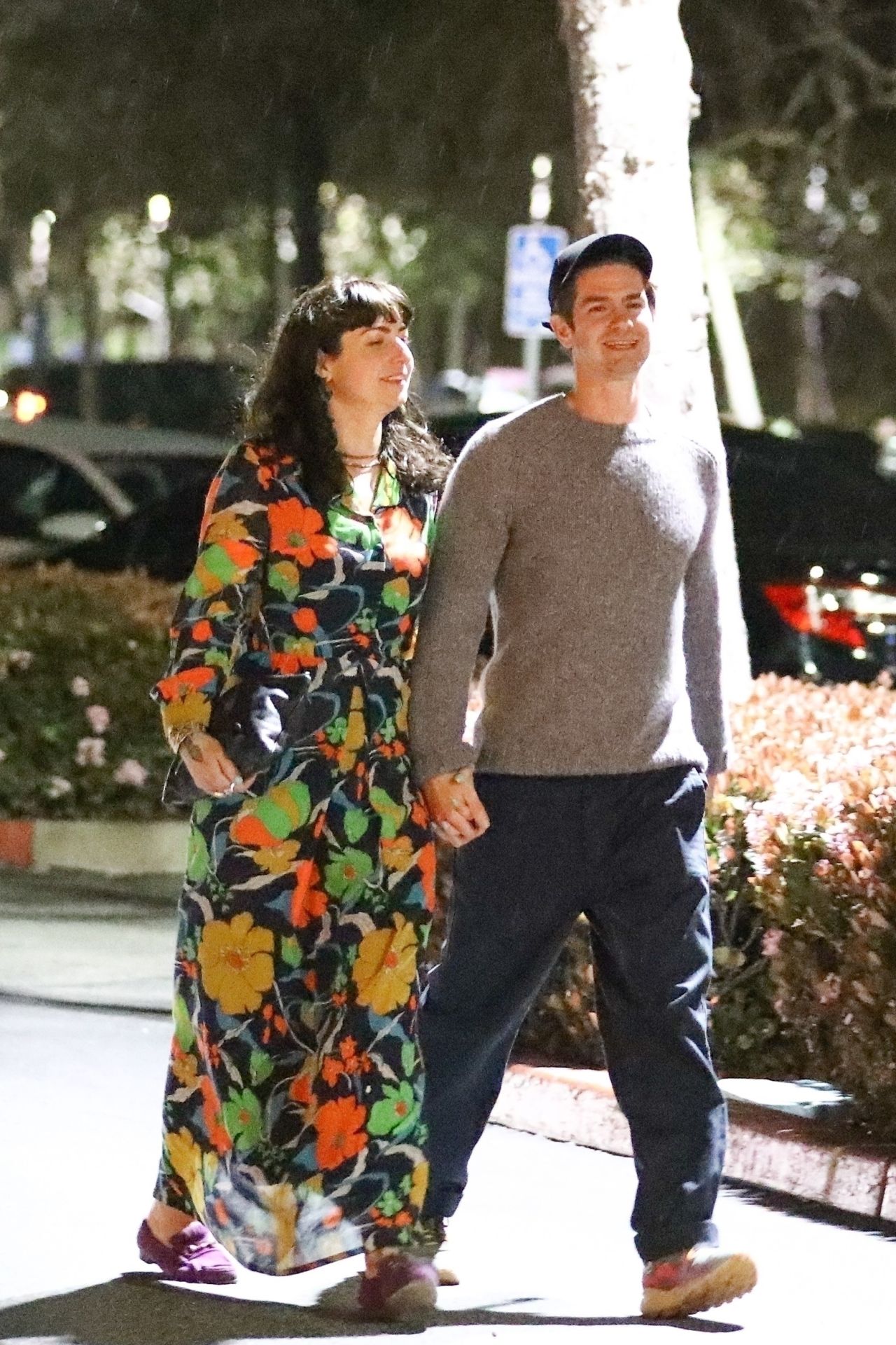 Kate Thomas and Andrew Garfield at Zinqué in Malibu 03/31/2024 • CelebMafia