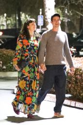 Kate Thomas and Andrew Garfield at Zinqué in Malibu 03/31/2024