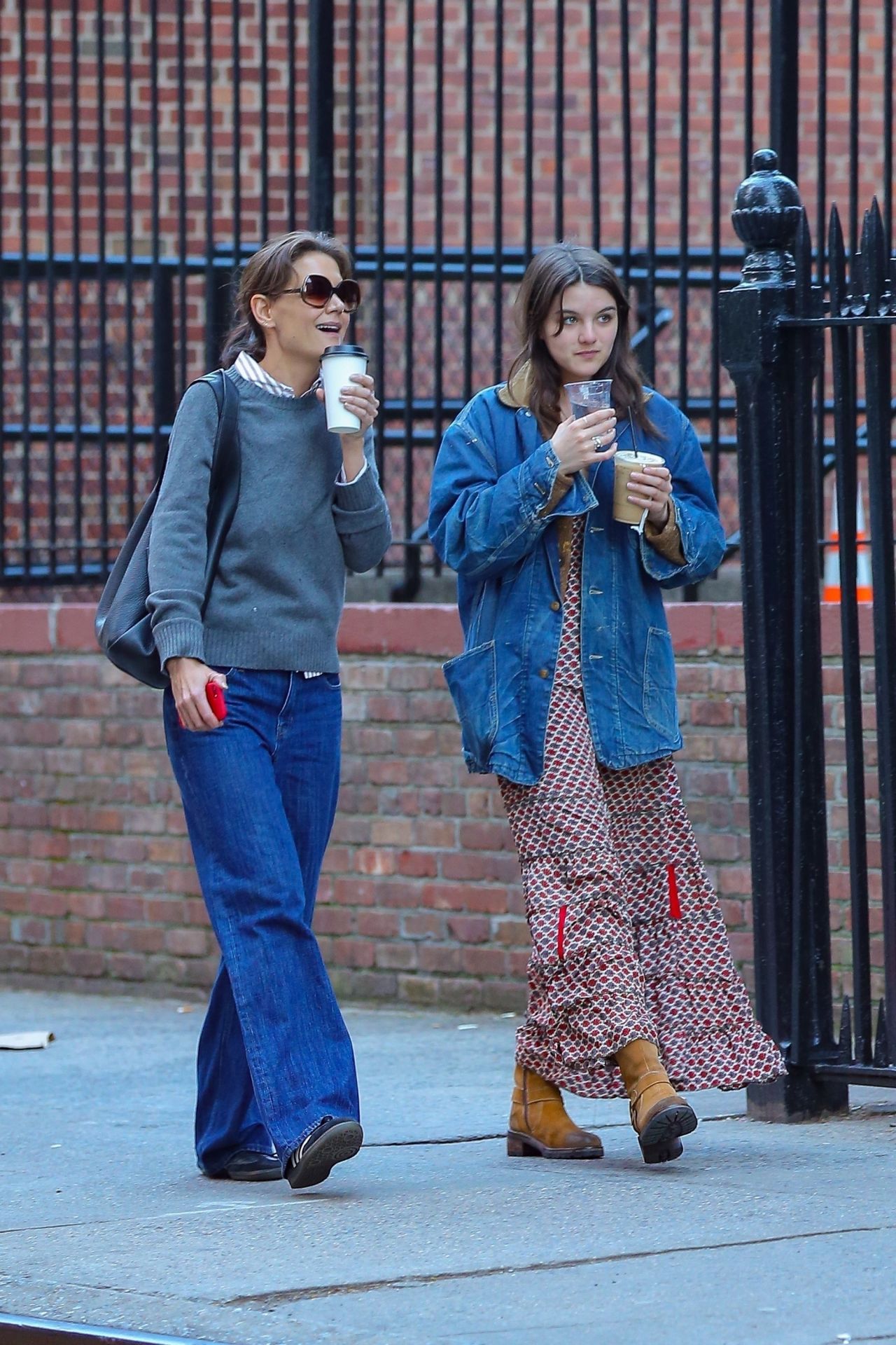 Katie Holmes and Suri Cruise Out in NYC 04-22-2024 • CelebMafia