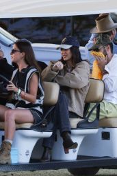 Kendall Jenner at Stagecoach 2024 - Rolls In with Friends on a Golf Cart 04-28-2024