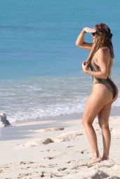 Khloe Kardashian in a Swimsuit - Turks and Caicos 04/06/2024