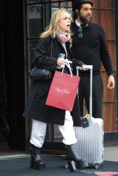 Kiernan Shipka Checks Out of Her Hotel in NYC 04/06/2024