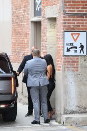 Kim Kardashian Discreet Exit Through the Back Door of the Jimmy Kimmel Live! Studios in Hollywood 04-22-2024