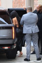 Kim Kardashian Discreet Exit Through the Back Door of the Jimmy Kimmel Live! Studios in Hollywood 04-22-2024