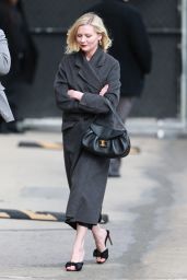 Kirsten Dunst Arrives at the Jimmy Kimmel Live! in Hollywood 04/04/2024