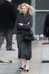 Kirsten Dunst Arrives at the Jimmy Kimmel Live! in Hollywood 04/04/2024