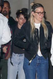Kristen Stewart and Dylan Meyer at The Grove Mall in Los Angeles 04-13-2024