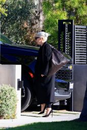 Lady Gaga in All Black in West Hollywood 04/07/2024