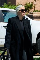 Lady Gaga in All Black in West Hollywood 04/07/2024