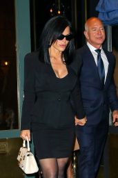 Lauren Sanchez and Jeff Besoz at a Dinner Party in New York 04-25-2024