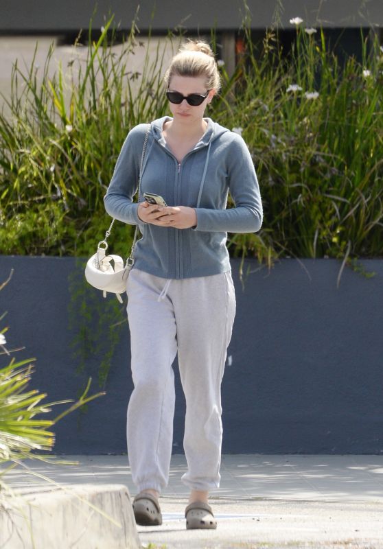 Lili Reinhart in Casual Outfit in Los Angeles 04-23-2024