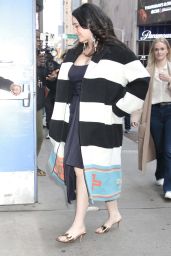 Lily Gladstone Arrives at GMA in New York 04-17-2024